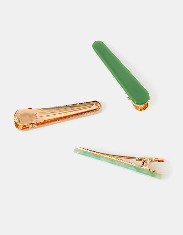 3-Pack Resin Salon Hair Clips, , large