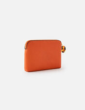 Reptile and Resin Coin Purse , Orange (ORANGE), large