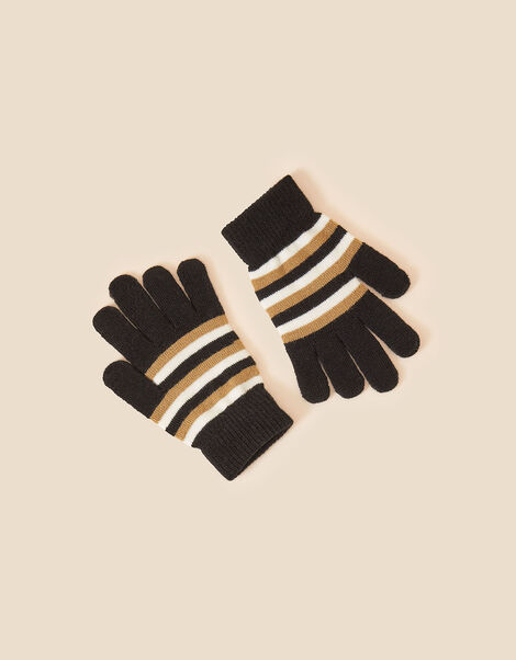 Stripe Stretch Touchscreen Gloves, , large