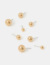 8-Pack Ball Stud Earrings, , large