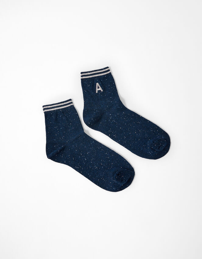Initial Ankle Socks - A, , large