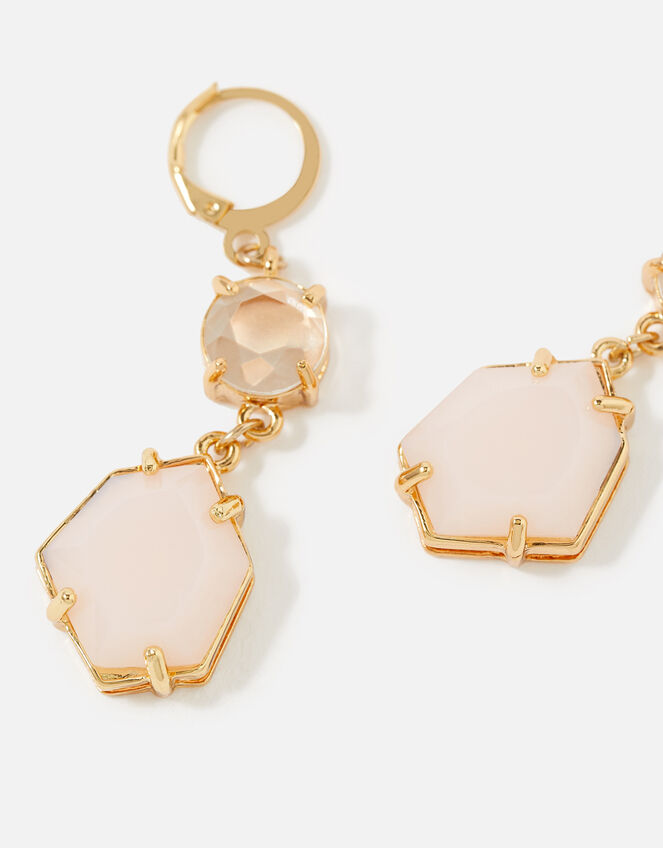 Country Retreat Double Gem Earrings, Pink (PINK), large