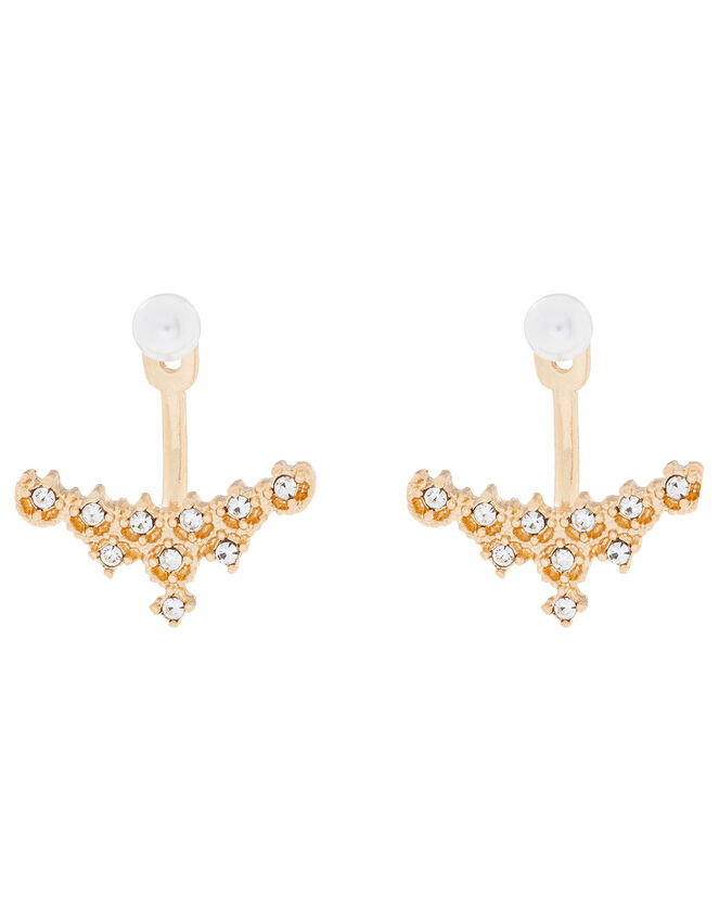 Pearl and Crystal Ear Jackets, , large