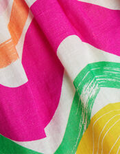 Girls Wavy Stripe Dress, Multi (BRIGHTS MULTI), large