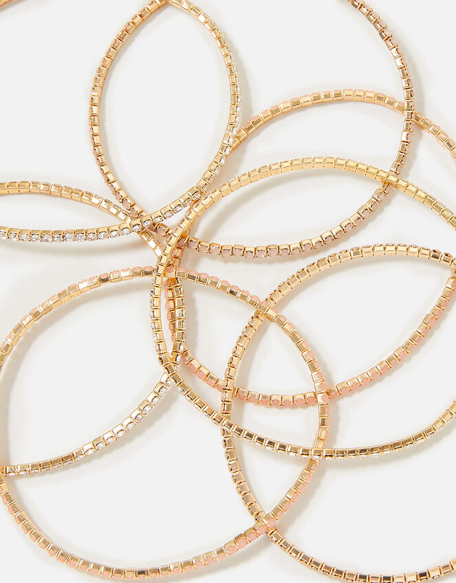 Glamazon Faith Sparkle Stretch Bracelet Set, , large