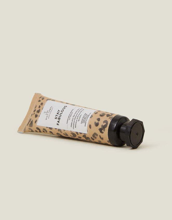 The Gift Label Stay Fabulous Vegetable-Based Lip Balm, , large