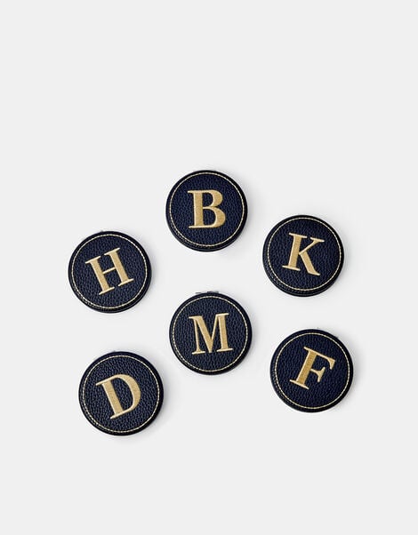 Initial Compact Mirror, Blue (NAVY), large