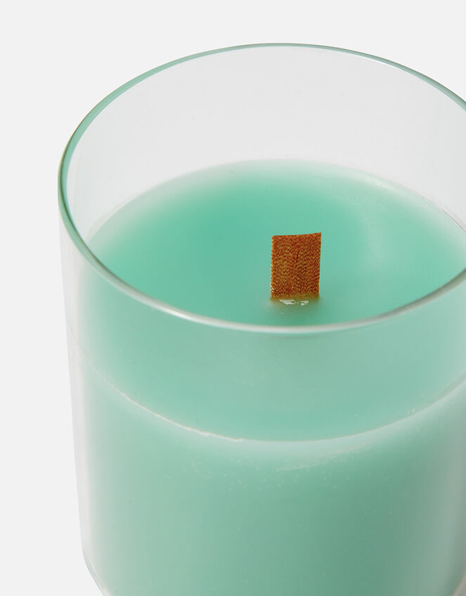 Wooden Wick Candle Jar, Green (GREEN), large