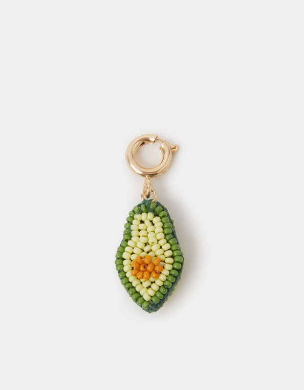 Avocado Beaded Charm, , large