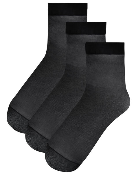 Pop Socks Set of Three Black, Black (BLACK), large
