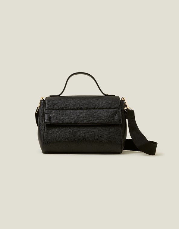 Top Handle Cross-Body Bag, Black (BLACK), large