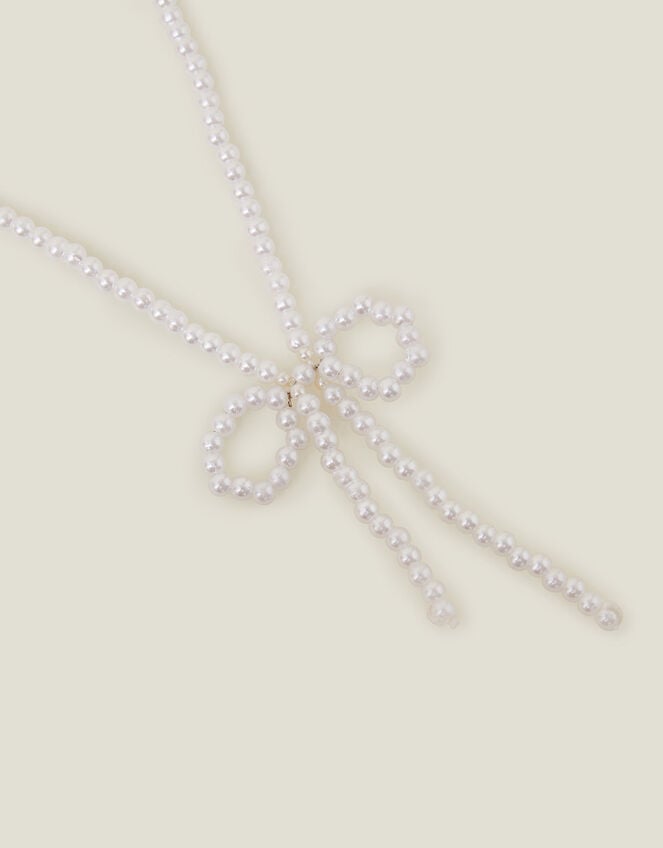 Bow Pearl Phone Charm, , large