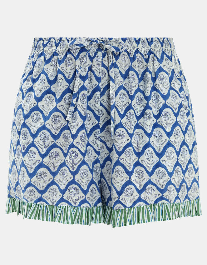 Dandelion Print Pyjama Set, Blue (BLUE), large