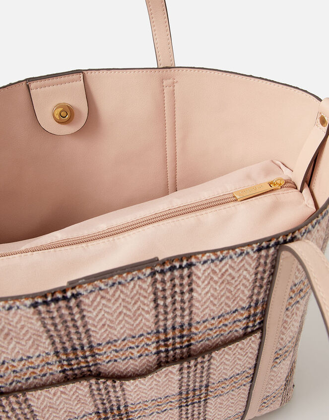 Chelsea Check Tote Bag, , large