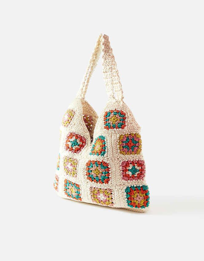 Crochet Shopper Bag, , large