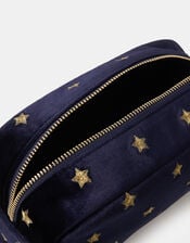 Star Embroidered Make Up Bag, , large