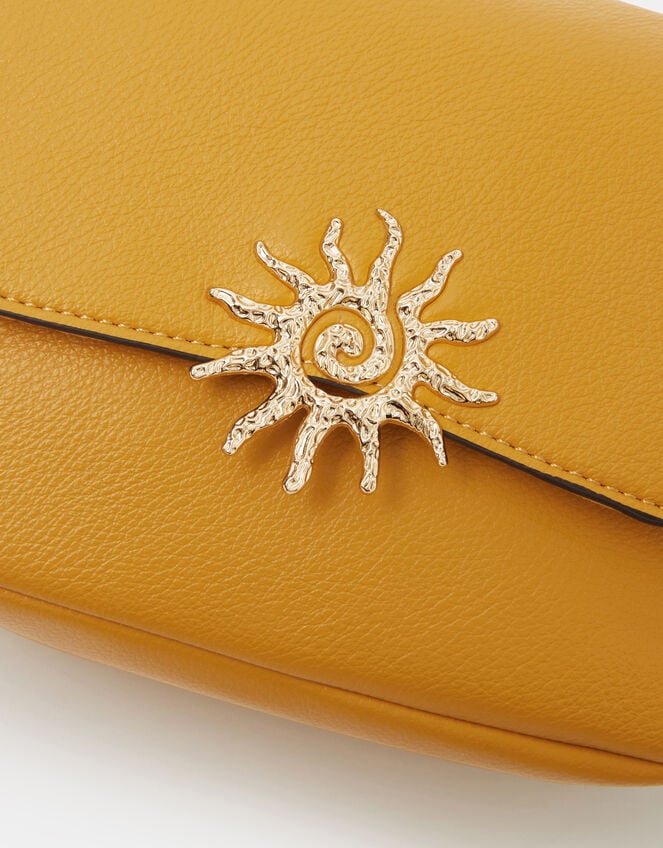 Sun Faux Leather Crossbody Bag, , large