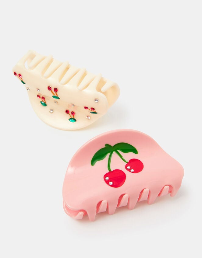 2-Pack Cherry Gem Claw Clips, , large
