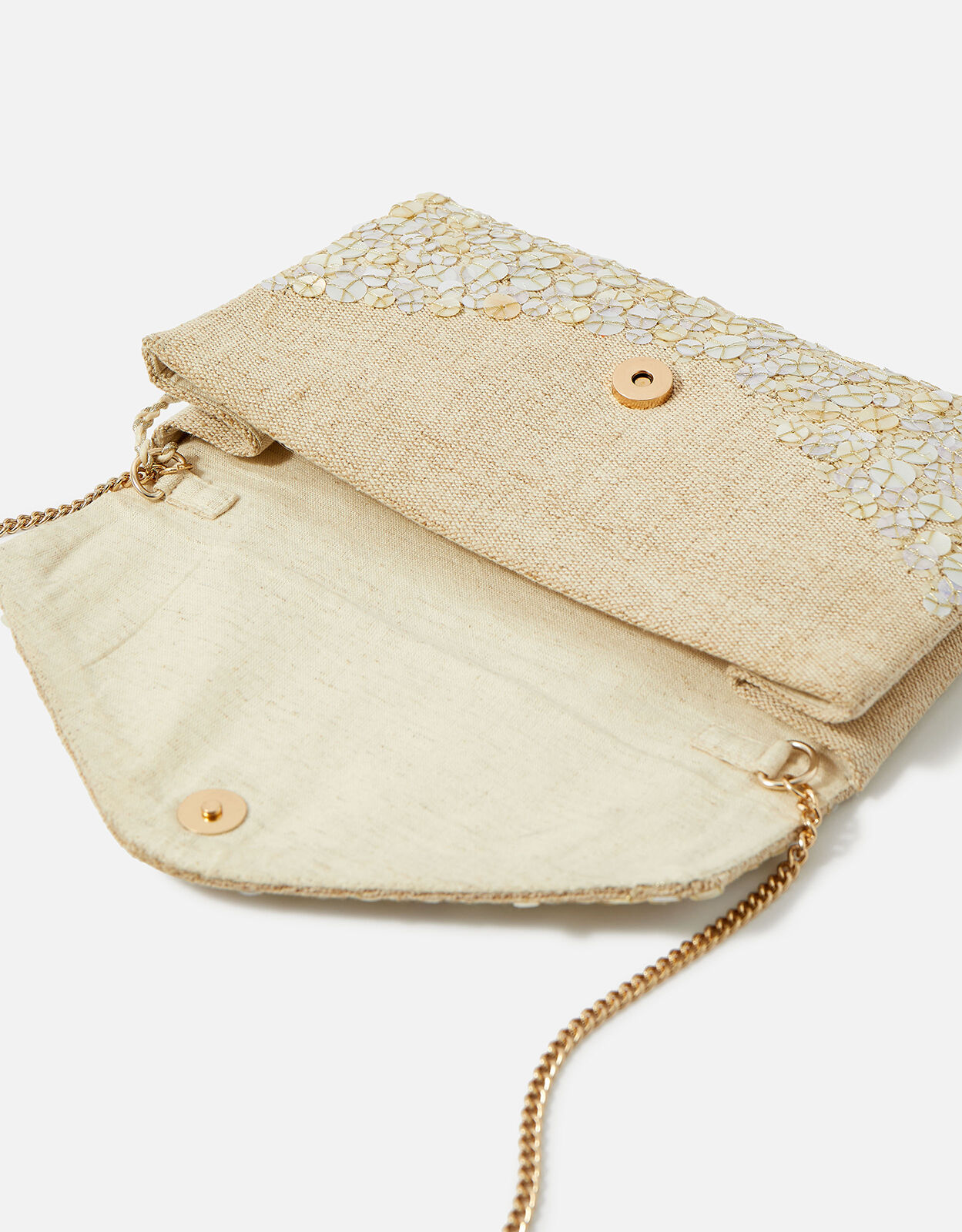Ivory clutch bag accessorize new arrivals