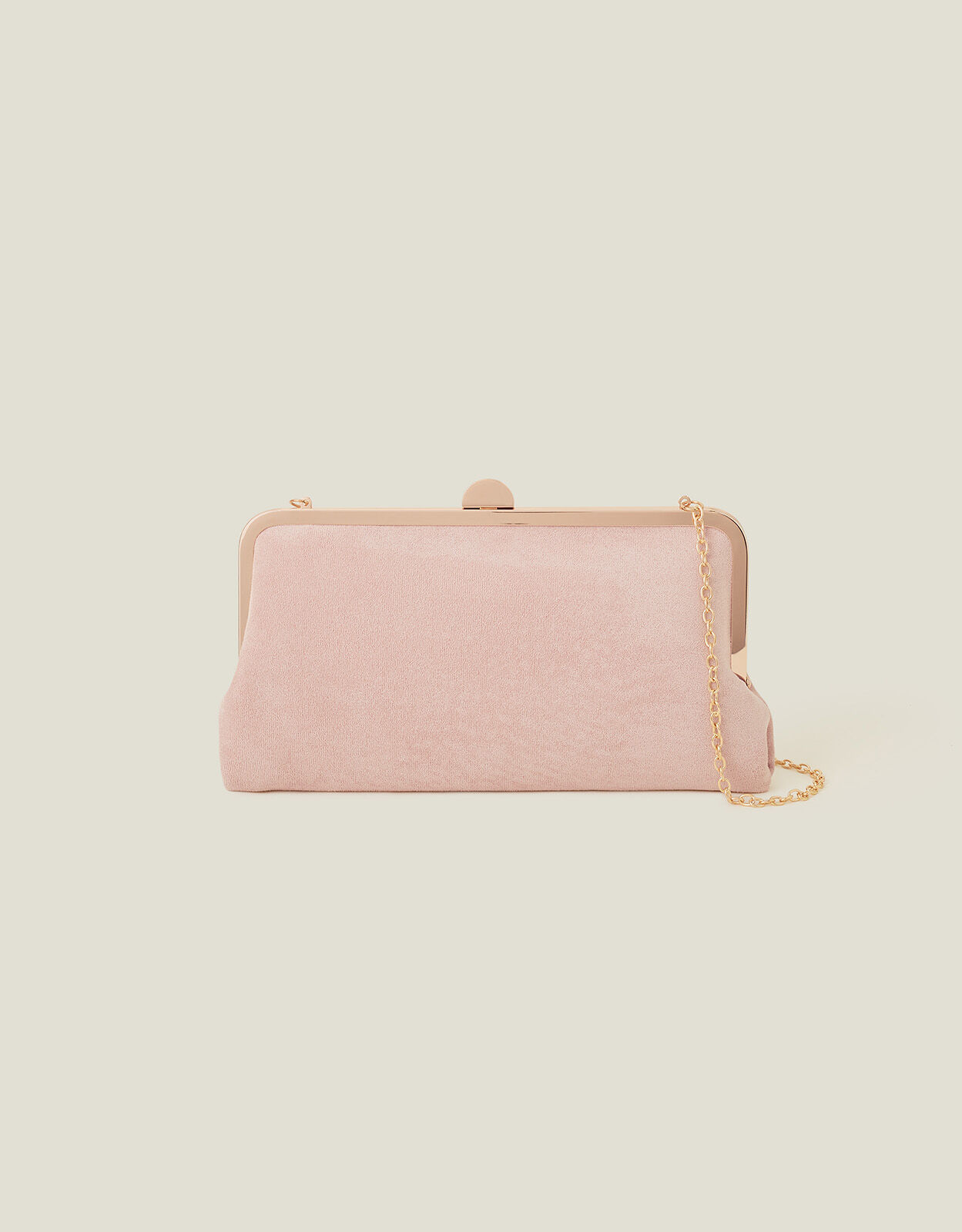 Suedette Clip Frame Clutch Bag Clutch bags Accessorize UK