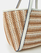 Mixed Weave Shoulder Bag, , large
