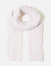 Glitter Pleat Scarf, Cream (CREAM), large
