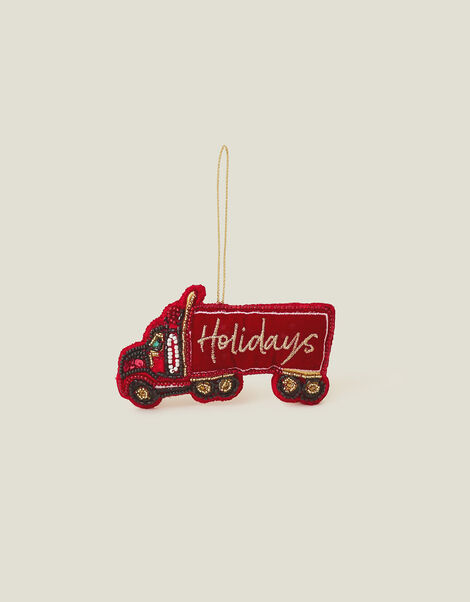 Embellished Holidays Truck Hanging Decoration, , large