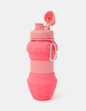 Girls Collapsible Strawberry Water Bottle, , large