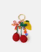 Beaded Fruit Bag Charm, , large