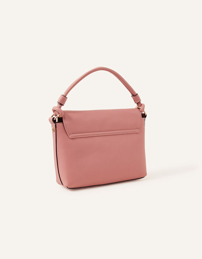 Double Strap Handheld Bag, Pink (PINK), large