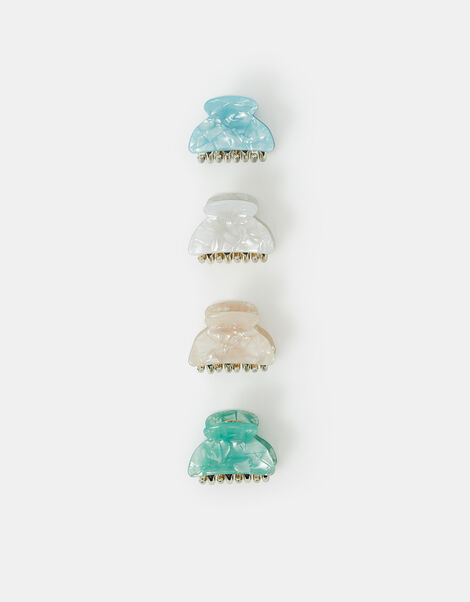 4-Pack Small Resin Claw Clip, , large