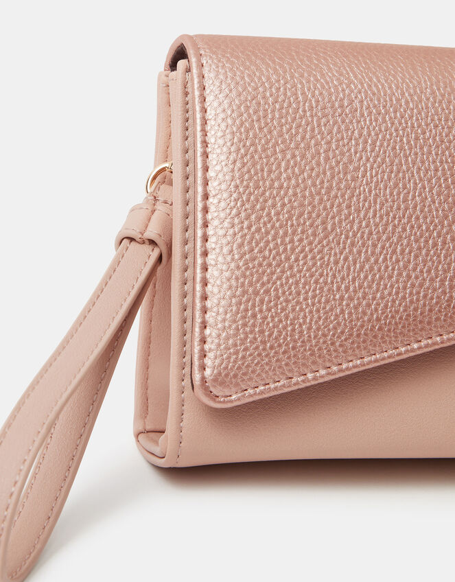 Fold Over Clutch Bag, Pink (PALE PINK), large