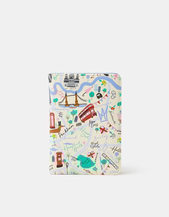 London Print Passport Holder, , large