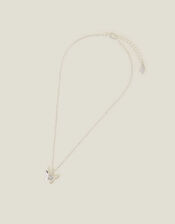 Solid Butterfly Pendant Necklace, , large
