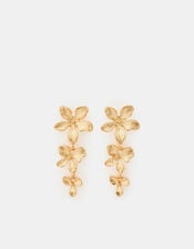 Flower Drop Earrings, , large