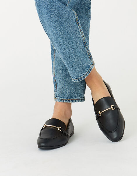 Tapered Loafers , Black (BLACK), large