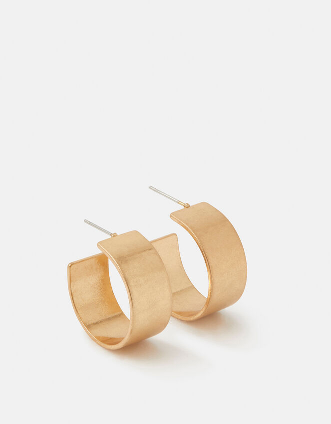 Wide Hoop Earrings, , large