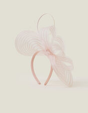 Emily Crin Fascinator, Pink (PINK), large