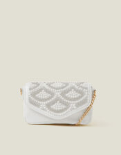 Girls Pearl Fan Mini Bag, , large