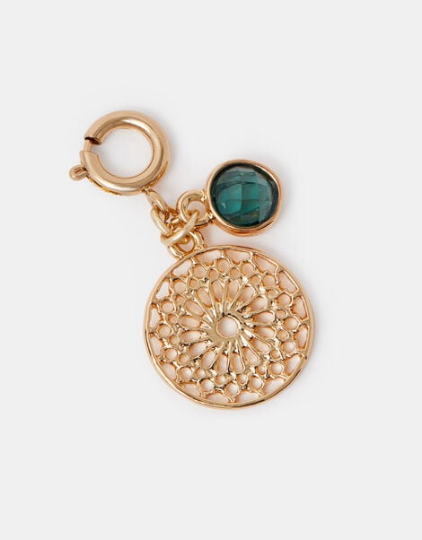 Filigree Gemstone Jewellery Charm, , large