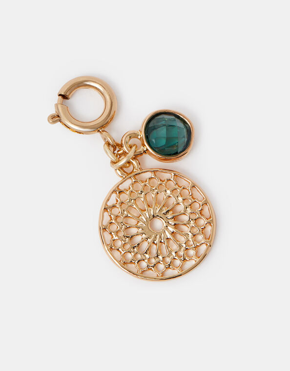 Filigree Gemstone Jewellery Charm, , large