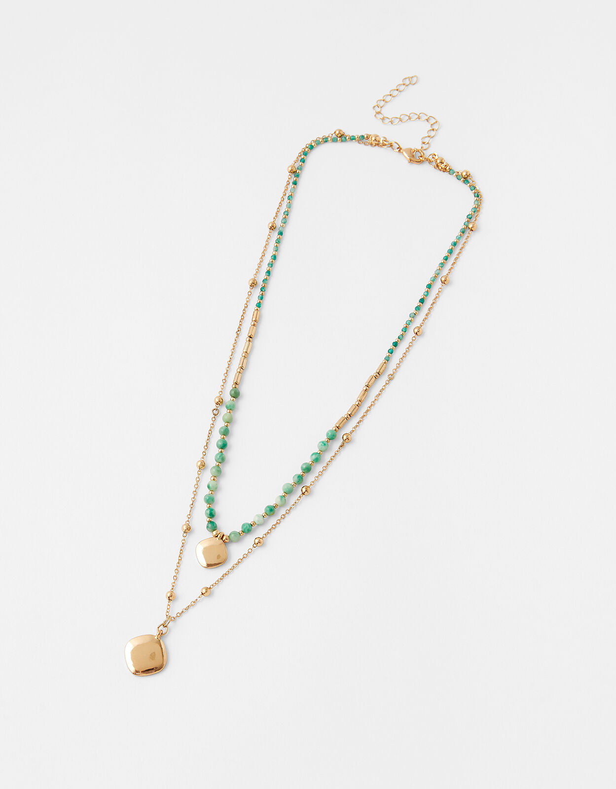 Turquoise layered necklace on sale