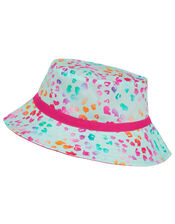Animal Print Reversible Bucker Hat, Multi (BRIGHTS-MULTI), large