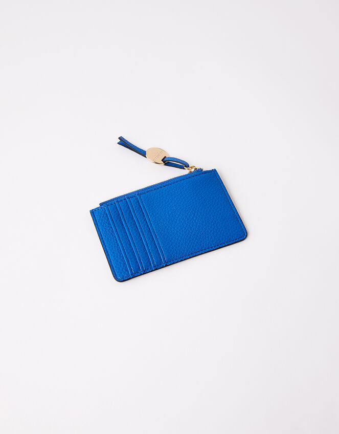 Shoreditch Card Holder with Charm, Blue (COBALT), large