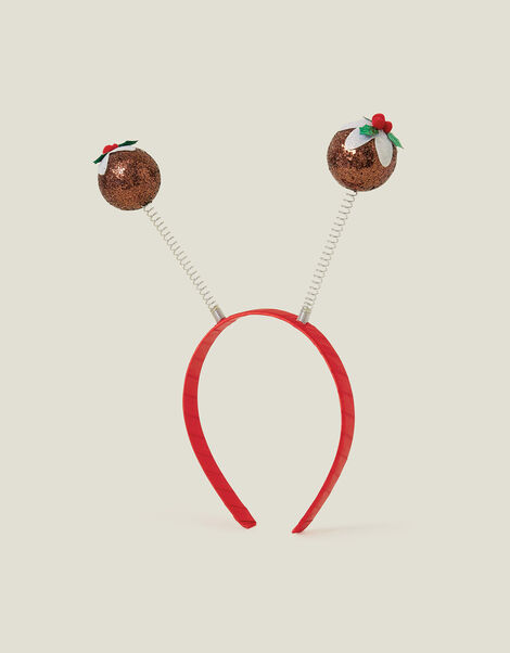 Christmas Pudding Bopper Headband, , large