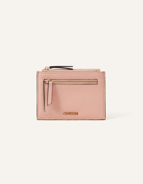 Large Zip Card Holder, Pink (PINK), large
