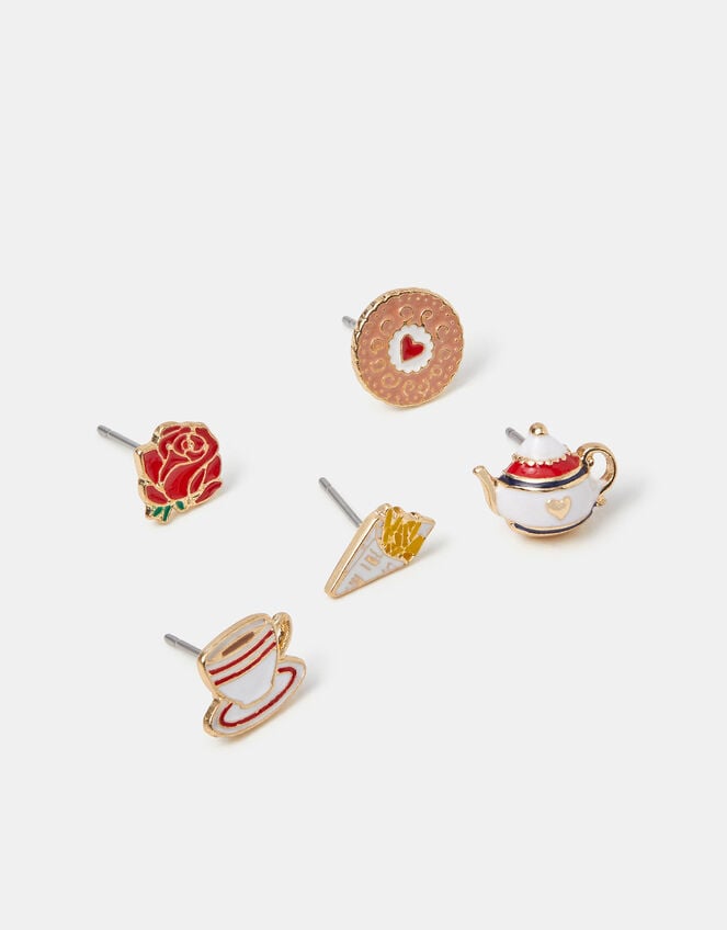 5-Pack London Food Stud Earrings, , large