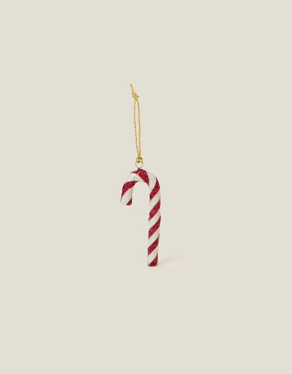 Enamel Candy Cane Hanging Decoration , , large