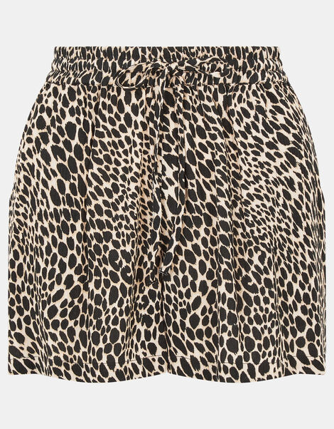 Leopard Print Shorts, Leopard (LEOPARD), large