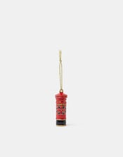 London Postbox Enamel Christmas Tree Decoration, , large